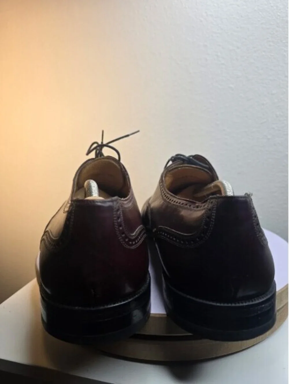 Mezlan Men’s Piazza Brown Leather Cap Toe Hand Crafted Oxford Shoes 13M Spain